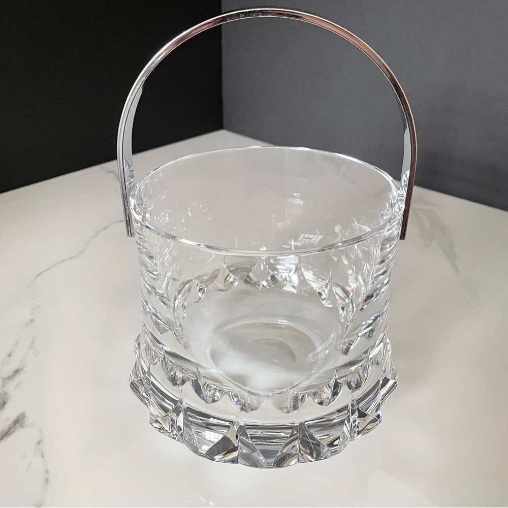 Vintage Crystal Ice Bucket by Orrefors